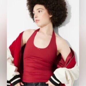 X16 NWT Wild Fable Rosette Butter Soft Halter Tank Top - Size: XXS